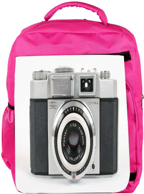 

Snoogg Eco Friendly Canvas Camera Picture Backpack Rucksack School Travel Unisex Casual Canvas Bag Bookbag Satchel 5 L Backpack(Pink)