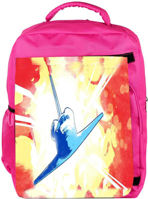 

Snoogg Eco Friendly Canvas Space Shuttle 2789 Backpack Rucksack School Travel Unisex Casual Canvas Bag Bookbag Satchel 5 L Backpack(Pink)