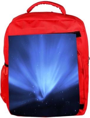

Snoogg Eco Friendly Canvas Blue Stars Designer Backpack Rucksack School Travel Unisex Casual Canvas Bag Bookbag Satchel 5 L Backpack(Red)