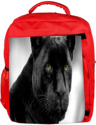 

Snoogg Eco Friendly Canvas Black Tiger Designer Backpack Rucksack School Travel Unisex Casual Canvas Bag Bookbag Satchel 5 L Backpack(Red)