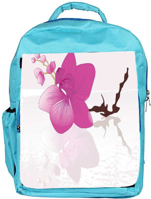 

Snoogg Eco Friendly Canvas Abstract Background With Blossoms Backpack Rucksack School Travel Unisex Casual Canvas Bag Bookbag Satchel 5 L Backpack(Blue)