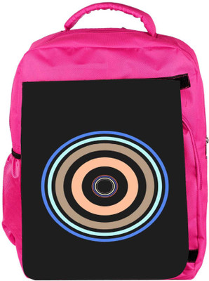 

Snoogg Eco Friendly Canvas Push Target 2460 Backpack Rucksack School Travel Unisex Casual Canvas Bag Bookbag Satchel 5 L Backpack(Pink)