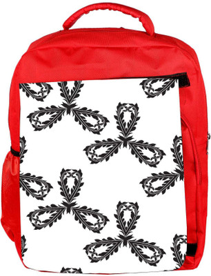 

Snoogg Eco Friendly Canvas Three Layered Pattern Designer Backpack Rucksack School Travel Unisex Casual Canvas Bag Bookbag Satchel 5 L Backpack(Red)