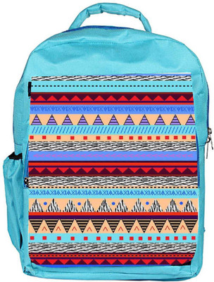 

Snoogg Eco Friendly Canvas Loud Aztec Backpack Rucksack School Travel Unisex Casual Canvas Bag Bookbag Satchel 5 L Backpack(Blue)