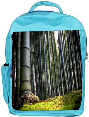 

Snoogg Eco Friendly Canvas Bamboo Tree Designer Backpack Rucksack School Travel Unisex Casual Canvas Bag Bookbag Satchel 5 L Backpack(Blue)