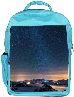 

Snoogg Eco Friendly Canvas Awesome Stars Designer Backpack Rucksack School Travel Unisex Casual Canvas Bag Bookbag Satchel 5 L Backpack(Blue)