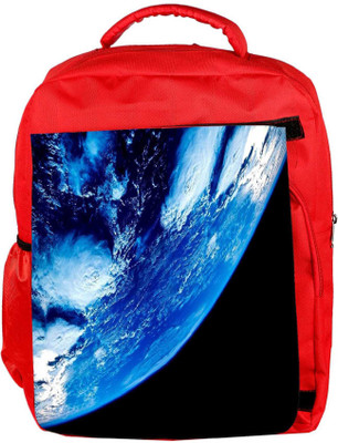 

Snoogg Eco Friendly Canvas Side View Of Earth Designer Backpack Rucksack School Travel Unisex Casual Canvas Bag Bookbag Satchel 5 L Backpack(Red)