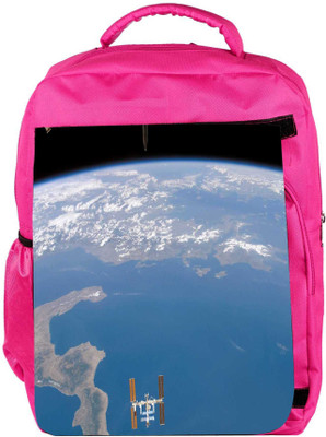 

Snoogg Eco Friendly Canvas Cyclone Designer Backpack Rucksack School Travel Unisex Casual Canvas Bag Bookbag Satchel 5 L Backpack(Pink)