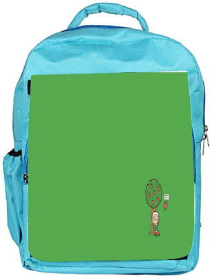 

Snoogg Eco Friendly Canvas Gravity Humor Designer Backpack Rucksack School Travel Unisex Casual Canvas Bag Bookbag Satchel 5 L Backpack(Blue)
