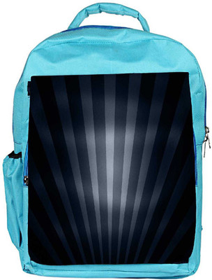 

Snoogg Eco Friendly Canvas Black And Grey Strips Designer Backpack Rucksack School Travel Unisex Casual Canvas Bag Bookbag Satchel 5 L Backpack(Blue)