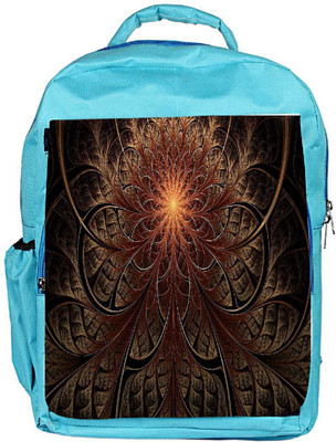 

Snoogg Eco Friendly Canvas Fractal Lines Abstract Designer Backpack Rucksack School Travel Unisex Casual Canvas Bag Bookbag Satchel 5 L Backpack(Blue)