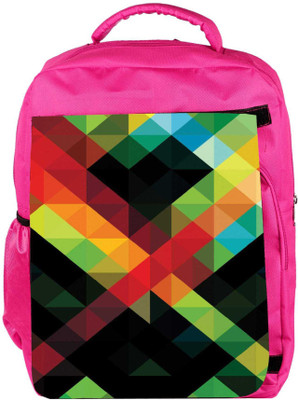 

Snoogg Eco Friendly Canvas Digital Aztec Revolution Backpack Rucksack School Travel Unisex Casual Canvas Bag Bookbag Satchel 5 L Backpack(Pink)