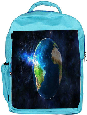 

Snoogg Eco Friendly Canvas Earth Designer Backpack Rucksack School Travel Unisex Casual Canvas Bag Bookbag Satchel 5 L Backpack(Blue)