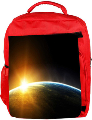 

Snoogg Eco Friendly Canvas Earth Surface Designer Backpack Rucksack School Travel Unisex Casual Canvas Bag Bookbag Satchel 5 L Backpack(Red)