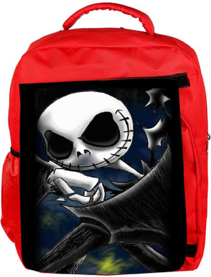 

Snoogg Eco Friendly Canvas Naughty Ghost Designer Backpack Rucksack School Travel Unisex Casual Canvas Bag Bookbag Satchel 5 L Backpack(Red)