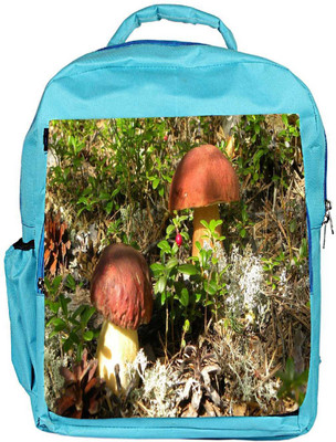 

Snoogg Eco Friendly Canvas Yellow Stem Mushroom Designer Backpack Rucksack School Travel Unisex Casual Canvas Bag Bookbag Satchel 5 L Backpack(Blue)