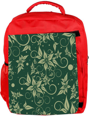 

Snoogg Eco Friendly Canvas Light Flower Designer Backpack Rucksack School Travel Unisex Casual Canvas Bag Bookbag Satchel 5 L Backpack(Red)