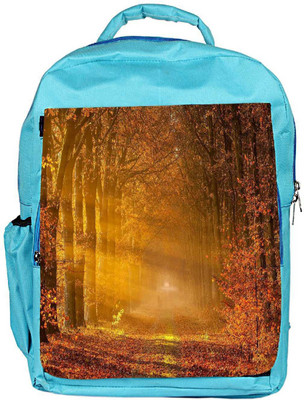 

Snoogg Eco Friendly Canvas Dense Yellow Forest Designer Backpack Rucksack School Travel Unisex Casual Canvas Bag Bookbag Satchel 5 L Backpack(Blue)