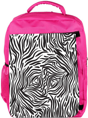 

Snoogg Eco Friendly Canvas Zebra Pattern Designer Backpack Rucksack School Travel Unisex Casual Canvas Bag Bookbag Satchel 5 L Backpack(Pink)