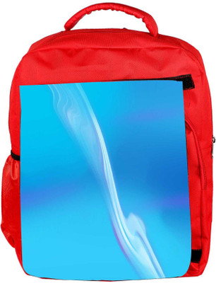 

Snoogg Eco Friendly Canvas Wavy Pathway Design Designer Backpack Rucksack School Travel Unisex Casual Canvas Bag Bookbag Satchel 5 L Backpack(Red)