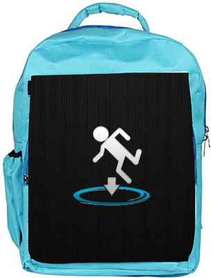 

Snoogg Eco Friendly Canvas I Fall Into Shit Backpack Rucksack School Travel Unisex Casual Canvas Bag Bookbag Satchel 5 L Backpack(Blue)