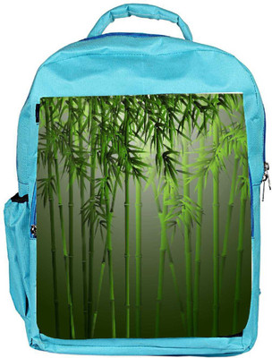 

Snoogg Eco Friendly Canvas Bamboo Backpack Rucksack School Travel Unisex Casual Canvas Bag Bookbag Satchel 5 L Backpack(Blue)