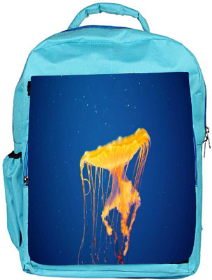 

Snoogg Eco Friendly Canvas Jellyfish In Sea Designer Backpack Rucksack School Travel Unisex Casual Canvas Bag Bookbag Satchel 5 L Backpack(Blue)