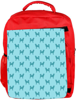 

Snoogg Eco Friendly Canvas Dogs Green Pattern Designer Backpack Rucksack School Travel Unisex Casual Canvas Bag Bookbag Satchel 5 L Backpack(Red)