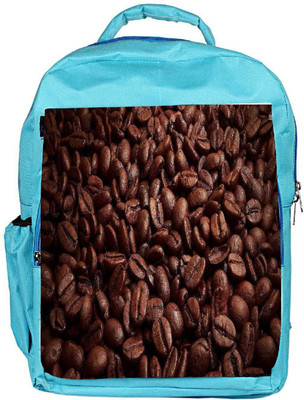 

Snoogg Eco Friendly Canvas Freshly Roasted Coffee Beans Designer Backpack Rucksack School Travel Unisex Casual Canvas Bag Bookbag Satchel 5 L Backpack(Blue)