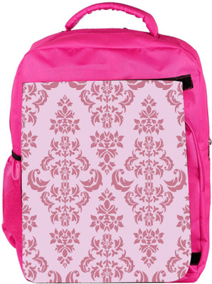 

Snoogg Eco Friendly Canvas Pink Pattern Designer Backpack Rucksack School Travel Unisex Casual Canvas Bag Bookbag Satchel 5 L Backpack(Pink)