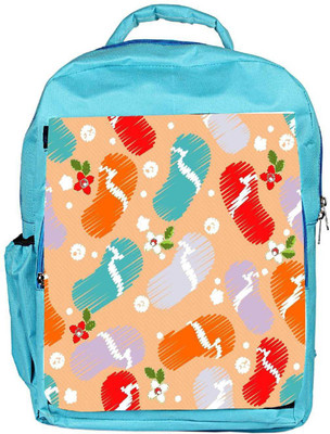 

Snoogg Eco Friendly Canvas Abstract Summer Background Backpack Rucksack School Travel Unisex Casual Canvas Bag Bookbag Satchel 5 L Backpack(Blue)