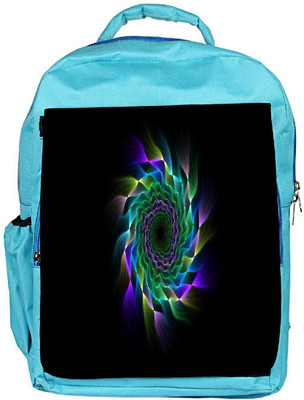

Snoogg Eco Friendly Canvas Vortex Abstract Designer Backpack Rucksack School Travel Unisex Casual Canvas Bag Bookbag Satchel 5 L Backpack(Blue)