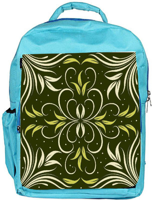 

Snoogg Eco Friendly Canvas Seamless Floral Pattern Abstract Background Backpack Rucksack School Travel Unisex Casual Canvas Bag Bookbag Satchel 5 L Backpack(Blue)