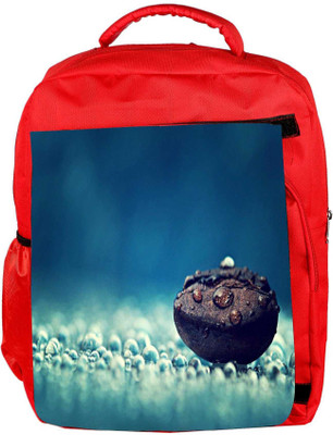 

Snoogg Eco Friendly Canvas Coffee Bean Drop Water Designer Backpack Rucksack School Travel Unisex Casual Canvas Bag Bookbag Satchel 5 L Backpack(Red)
