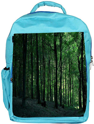 

Snoogg Eco Friendly Canvas Multiple Trees In Dense Forest Designer Backpack Rucksack School Travel Unisex Casual Canvas Bag Bookbag Satchel 5 L Backpack(Blue)
