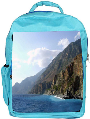 

Snoogg Eco Friendly Canvas Hill And Sea Designer Backpack Rucksack School Travel Unisex Casual Canvas Bag Bookbag Satchel 5 L Backpack(Blue)