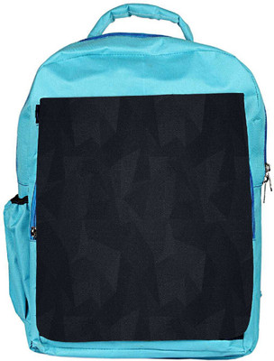 

Snoogg Eco Friendly Canvas Black Patternd Design Designer Backpack Rucksack School Travel Unisex Casual Canvas Bag Bookbag Satchel 5 L Backpack(Blue)