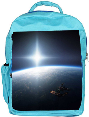 

Snoogg Eco Friendly Canvas Earth From Top Designer Backpack Rucksack School Travel Unisex Casual Canvas Bag Bookbag Satchel 5 L Backpack(Blue)