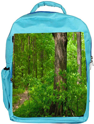 

Snoogg Eco Friendly Canvas Green Garden Designer Backpack Rucksack School Travel Unisex Casual Canvas Bag Bookbag Satchel 5 L Backpack(Blue)