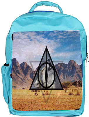 

Snoogg Eco Friendly Canvas Universe Wolf Backpack Rucksack School Travel Unisex Casual Canvas Bag Bookbag Satchel 5 L Backpack(Blue)
