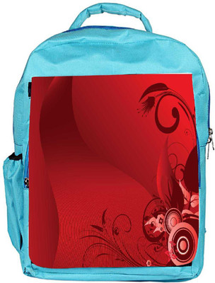 

Snoogg Eco Friendly Canvas Floral Background Backpack Rucksack School Travel Unisex Casual Canvas Bag Bookbag Satchel 5 L Backpack(Blue)