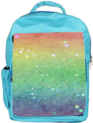 

Snoogg Eco Friendly Canvas Rainbow Crystals Backpack Rucksack School Travel Unisex Casual Canvas Bag Bookbag Satchel 5 L Backpack(Blue)