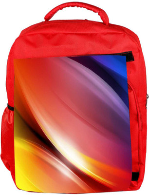 

Snoogg Eco Friendly Canvas Feathery Pattern Design Designer Backpack Rucksack School Travel Unisex Casual Canvas Bag Bookbag Satchel 5 L Backpack(Red)