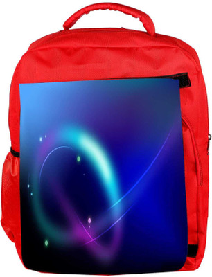 

Snoogg Eco Friendly Canvas Neon Pattern Design Designer Backpack Rucksack School Travel Unisex Casual Canvas Bag Bookbag Satchel 5 L Backpack(Red)