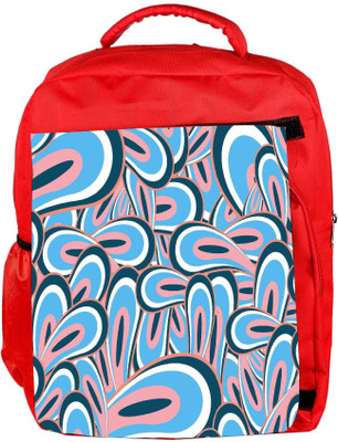 

Snoogg Eco Friendly Canvas Abstract Multicolor Pattern Design Designer Backpack Rucksack School Travel Unisex Casual Canvas Bag Bookbag Satchel 5 L Backpack(Red)