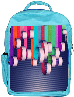 

Snoogg Eco Friendly Canvas House Paint Designer Backpack Rucksack School Travel Unisex Casual Canvas Bag Bookbag Satchel 5 L Backpack(Blue)