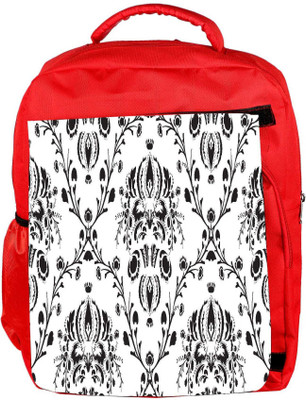 

Snoogg Eco Friendly Canvas Grey Branched Pattern Designer Backpack Rucksack School Travel Unisex Casual Canvas Bag Bookbag Satchel 5 L Backpack(Red)