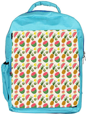 

Snoogg Eco Friendly Canvas Fruit Healthy Pattern Backpack Rucksack School Travel Unisex Casual Canvas Bag Bookbag Satchel 5 L Backpack(Blue)