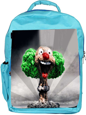 

Snoogg Eco Friendly Canvas Blast Joker Backpack Rucksack School Travel Unisex Casual Canvas Bag Bookbag Satchel 5 L Backpack(Blue)