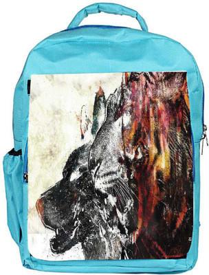 

Snoogg Eco Friendly Canvas Attackers Backpack Rucksack School Travel Unisex Casual Canvas Bag Bookbag Satchel 5 L Backpack(Blue)